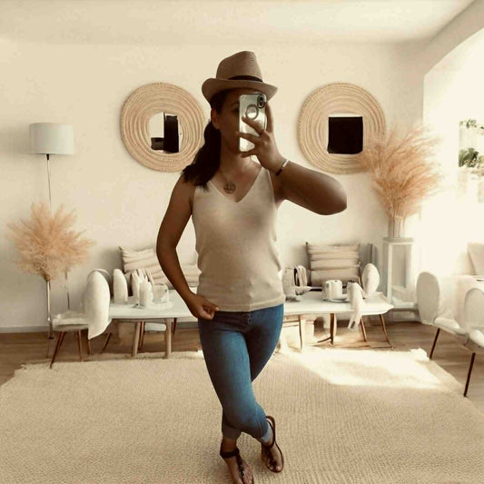 Débardeur Pauline - Beige