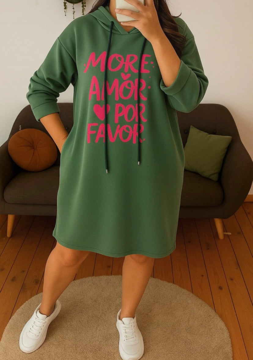Robe Sweat Kaki