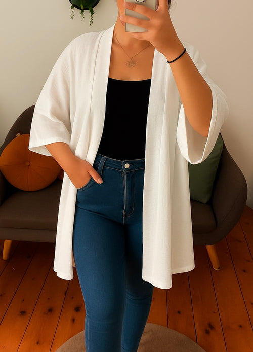 Kimono Pauline Blanc
